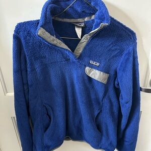 Patagonia Royal Blue Crewneck Fleece Pullover